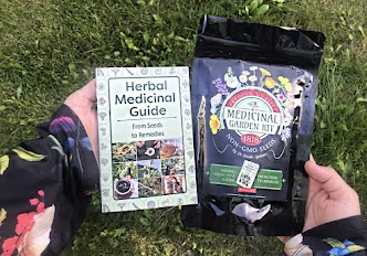 Medicinal Garden Kit in hand